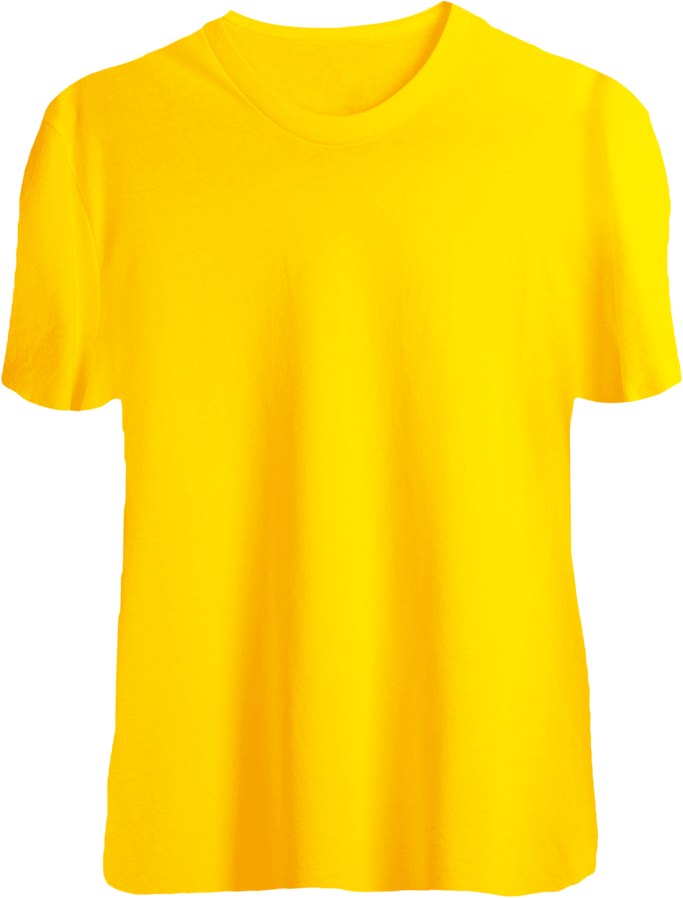 yellow t-shirt mockup